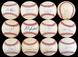 Modern Era Hall of Famer Single-Signed Baseballs (29) - Loaded Selection with Gwynn, Ichiro, Jeter & Puckett