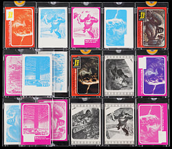 1976 Topps Vault King Kong Proof/Mock-Up Card Collection (17) with Original COAs
