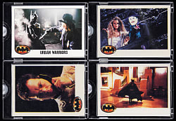 1989 Topps Vault Batman Proof Cards (4) with Original COAs