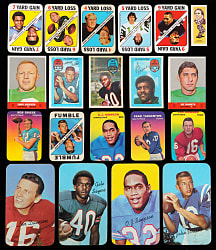 1961-1975 Football Insert & Oddball Shoebox Collection (625+) with (150+) Hall of Famers & Multiple Sets