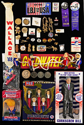 1900s-2000s Presidential/Political Trinkets & Ephemera Hoard (250+) Items