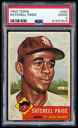 1953 Topps #220 Satchel Paige PSA GOOD 2