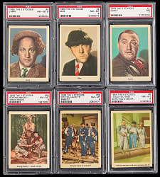 1959 Fleer The 3 Stooges Complete PSA Graded Set (96) - #26 PSA Set Registry with 7.57 GPA!