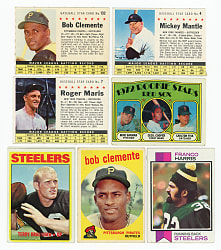 1954-1973 Baseball & Football Shoebox Collection (425+) with (75+) Hall of Famers Including Clemente, Mantle & Mays