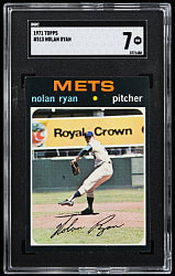 1971 Topps #513 Nolan Ryan SGC NM 7