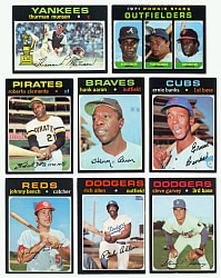 1971 Topps Near Complete Set (747/752) - Clean!