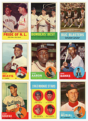 1963 Topps Near Set (574/576) Plus 2 Variations