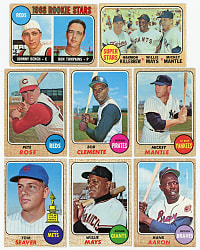 1968 Topps Near Complete Set (597/598)
