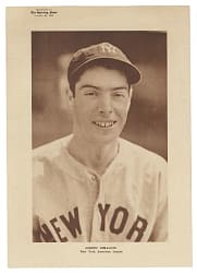 1939 M101-9 Sporting News Supplements Joe DiMaggio