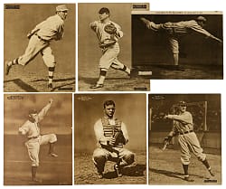 1909-1913 M101-2 Sporting News Supplements Starter Set (31) with 6 Hall of Famers