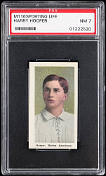 1910-1911 M116 Sporting Life Harry Hooper PSA NM 7
