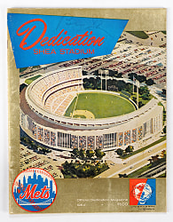 1964 New York Mets Official Shea Stadium Dedication Program Signed by Bill Shea + Others