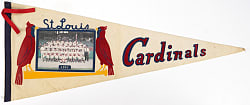 1961 St. Louis Cardinals Photo Pennant