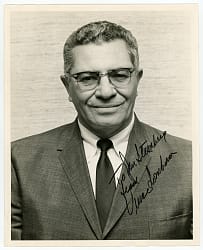 1969 Vince Lombardi Signed Washington Redskins Era Original Photograph by Nate Fine - Full JSA LOA