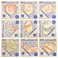 1952 C. McDonald MFG Co. "Baseball Emblems" Complete Set (16)