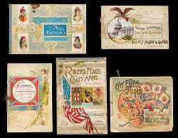 1888-1890 Allen & Ginter/Duke & Son's "Nationality/Government/Coat of Arms" Album Collection (5)