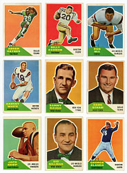 1960 Fleer Football Complete Set (132)