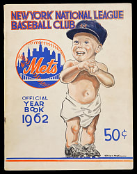 1962 New York Mets Inaugural Yearbook - April 13th, 1962 Edition