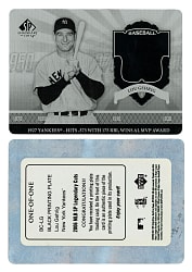 2006 SP Legendary Cuts Lou Gehrig #1/1 Black Printing Plate