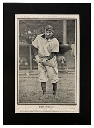 1905 "National Police Gazette" Honus Wagner Baseball Supplement