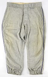 1968 Yogi Berra New York Mets Signed Game-Used Home Pants with JSA LOA & Phil Wood LOA
