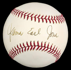 James Earl Jones Single-Signed OML/Selig Baseball - Full JSA LOA