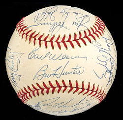 1970 World Champions Baltimore Orioles Team Signed OAL/Cronin Baseball with (27) Signatures Including Palmer, B. Robinson, F. Robinson, Weaver - Full JSA LOA
