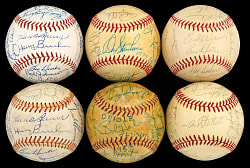 1955-1983 Baltimore Orioles Team-Signed Baseball Collection (6) with 1969 & 1983 World Series Champions