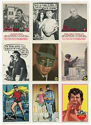 1964-1969 Non-Sport Shoebox Collection (259) with (115) 1966 Topps Batman Assorted Series Cards