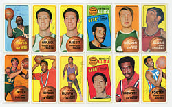 1970-1971 Topps Basketball Signed Partial Set (100/175) with Several Hall of Famers Including #92 Gus Johnson & 2 Dupes