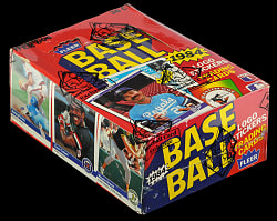 1984 Fleer Unopened Wax Box - BBCE
