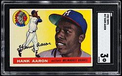 1955 Topps #47 Hank Aaron SGC VG 3