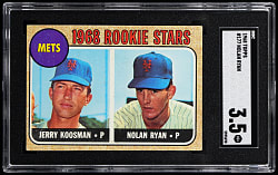 1968 Topps #177 Nolan Ryan Rookie SGC VG+ 3.5