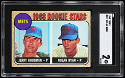 1968 Topps #177 Nolan Ryan Rookie SGC GOOD 2