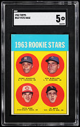 1963 Topps #537 Pete Rose Rookie SGC EX 5