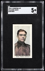 1910-1911 M116 Sporting Life Babe Adams Blue Back SGC EX 5
