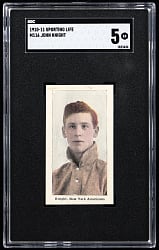 1910-1911 M116 Sporting Life John Knight EX 5 - Highest Graded!