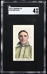 1910-1911 M116 Sporting Life Harry Niles SGC VG/EX 4