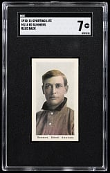 1910-1911 M116 Sporting Life Ed Summers SGC NM 7 - Highest Graded!