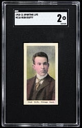 1910-1911 M116 Sporting Life Hugh Duffy SGC GOOD 2