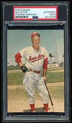 1968-1972 Nellie Fox Signed & Inscribed Washington Senators Photo - PSA/DNA Authentic