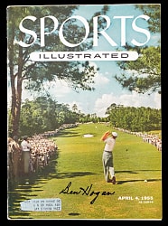1955 Sports Illustrated Boldly Signed by Ben Hogan