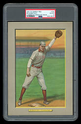 1911 T3 Turkey Red Cabinets #103 Ed Konetchy Checklist Back PSA VG-EX 4
