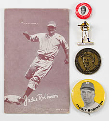 1940s-1980s Jackie Robinson Collection (5) with 1947-1966 Exhibit