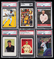 1990-2013 Multi-Sport PSA & SGC Graded Superstar Collection (6) with (4) GEM MINT 10