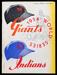 1954 World Series Game 1 "The Catch (Willie Mays)" Neatly Scored Program