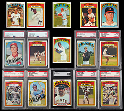 1972 Topps Complete Set (787) Plus 2 Variations & 9 PSA/SGC Graded - Sharp!