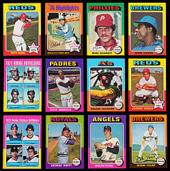 1975 Topps Complete Set (660) - Clean!