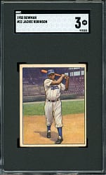 1950 Bowman #22 Jackie Robinson SGC VG 3