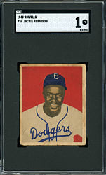 1949 Bowman #50 Jackie Robinson Rookie SGC POOR 1